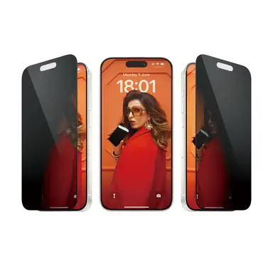 PanzerGlass ® Privacy Screen Protector iPhone 15 Pro | Ultra-Wide Fit w. EasyAligner