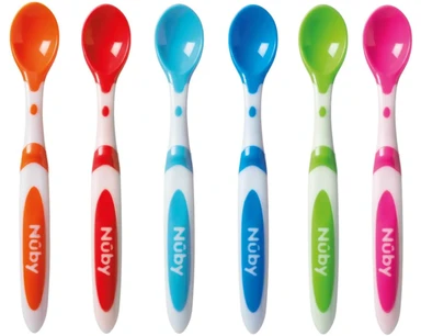 Nuby Baby Weaning Spoons 4+ Months 6 Pack
