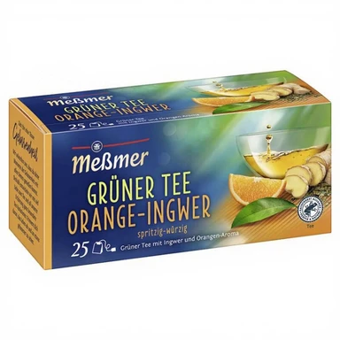 Meßmer Grüner Tee mit Orange & Ingwer 25 x 1,75g