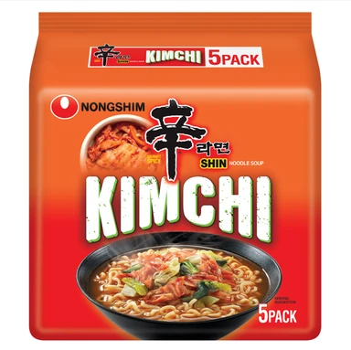 NongShim Kimchi Ramyun 5 Packs 120g x 5