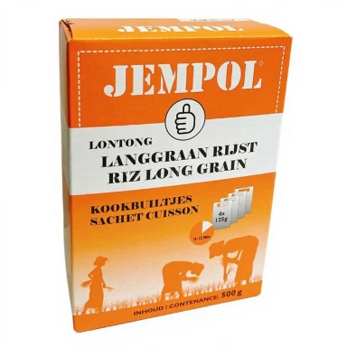 Kochbeutel Langkornreis (Lontong), 4x125g