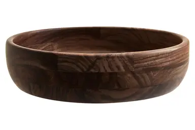 Maison by Premier Small Round Deep Sheesham Wood Salad Bowl
