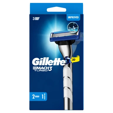 Gillette Mach3 Turbo Razor for Men, 1 Razor