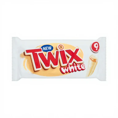 Twix White Biscuit 180g 9 Pack