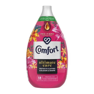 Comfort Fabric Conditioner Tropical Lily 58 washes 870ml