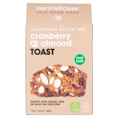 Kent & Fraser Cranberry & Almond Toast 110g