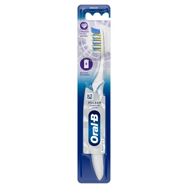Oral-B Pulsar 3DWhite Luxe Manual Toothbrush With Battery Power