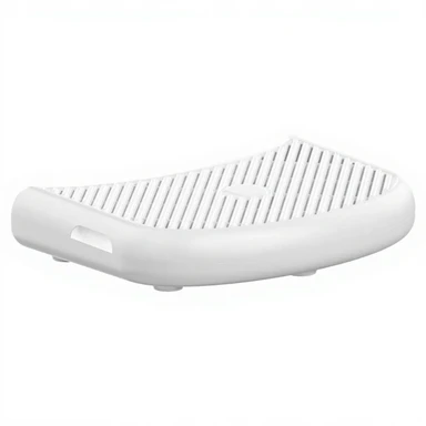 CATLINK Rampe de litière intelligente blanc avec capture des résidus et espace de rangement des sacs poubelle, pelle ou autres accessoires - 543 mm (L) x 402 mm (l) x 106 mm (H)