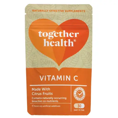 TOGETHER HEALTH - Vitamin C - From Citrus - With Bioflavonoids 140mg - 30 CAPS