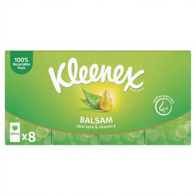 Kleenex Balsam Pocket Tissues, 8-Pack