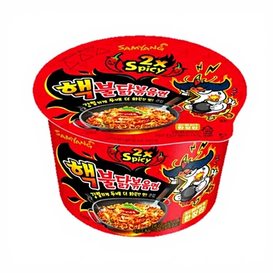 Samyang Buldak extra dubbel hete kip ramen noedels kom 105g