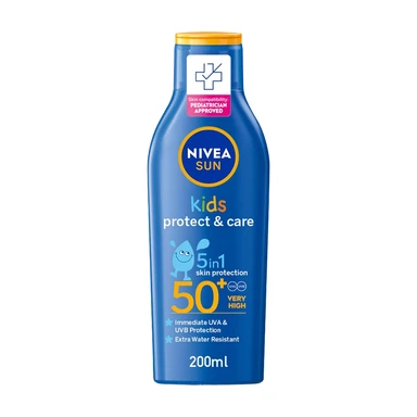NIVEA SUN Kids Protect & Care Sun Lotion SPF 50+ 200ml