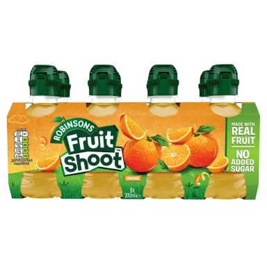 FRUITSHOOT ORNG LOW SUGAR 8*200ml