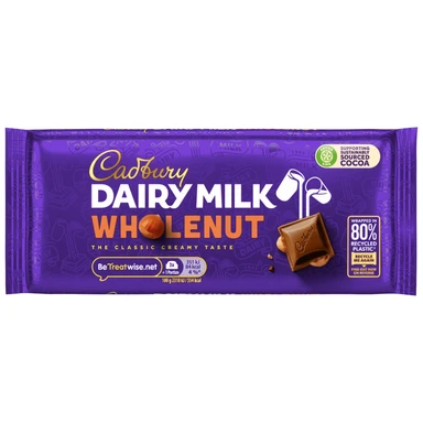 Cadbury Dairy Milk Wholenut 120g