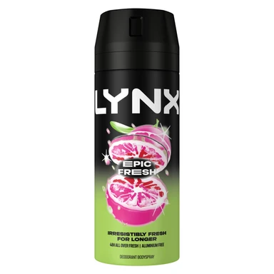 Lynx Aerosol Body Spray Epic Fresh 150ml