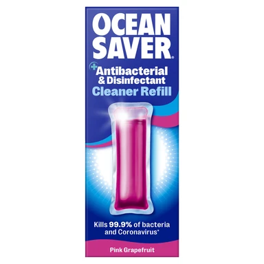 Oceansaver Disinfectant Surface Cleaner Pink Grapefruit 9ml Makes 500ml
