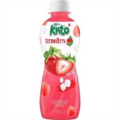 KATO Jus de Fraise avec Nata de Coco 320