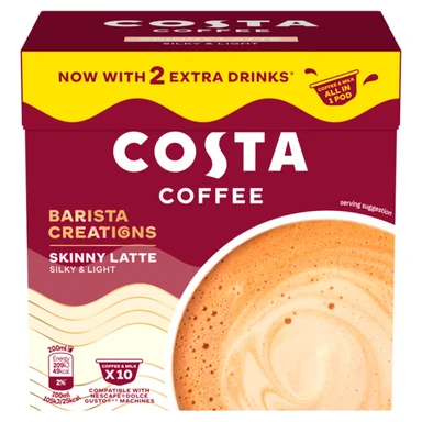Costa Dolce Gusto One Pod Skinny Latte 10 Pods 