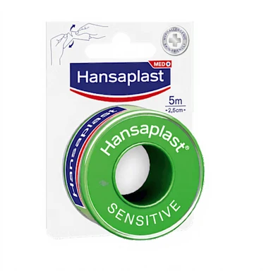 Hansaplast SENSITIVE Heftpflaster 5m x 2,5cm