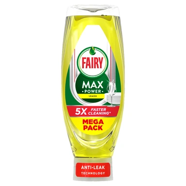 Fairy Max Power Washing Up Liquid, Lemon, 730ml
