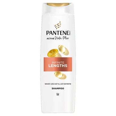 Pantene Pro-V Infinite Lengths Shampoo 325ml For Long, Weak Hair Active Nutri-Plex