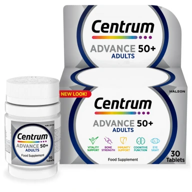 Centrum Advance 50+ Multivitamins & Vitamin Tablets, 30