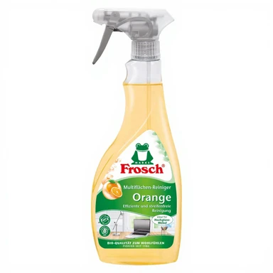 Frosch Bio-Spiritus Universalreiniger Orange mit Sprühkopf 500 ml