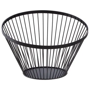 Maison by Premier Oblique Basket With Matte Black Frame