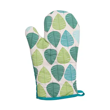 Maison by Premier Oven Glove Leaf Blue/Green