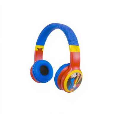 Superman - Led Light Up design - junior bluetooth hoofdtelefoon