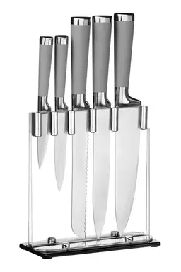 Maison by Premier 5Pc Knife Set With Grey Handles