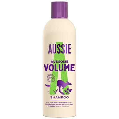 Aussie Aussome Volume Shampoo - Vegan - Brings Fullness & Bounce Back To Fine & Flat Hair, 300ml