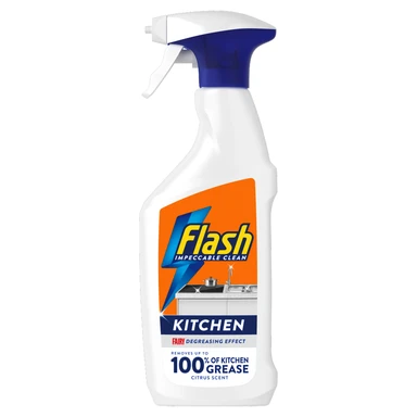 Flash Kitchen Degreaser Cleaning Spray, 500ml