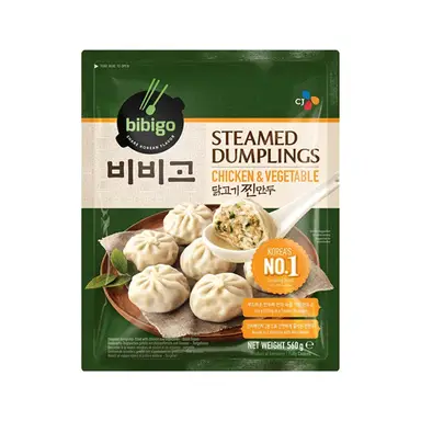 Bibigo Chicken & Veg Steamed Dumpling 560g 必品阁鸡肉小笼包