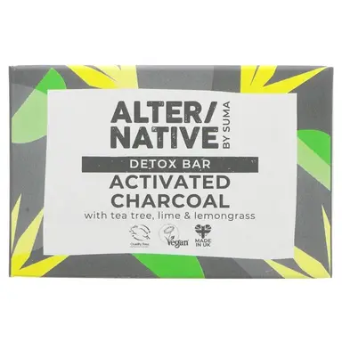 Alter/native By Suma Skincare-Detox Bar-Charcoal 95g