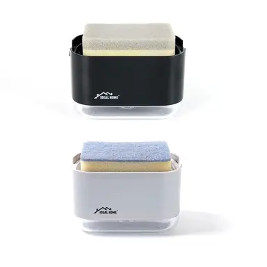 Ideal Home Push Soap dispenser w/ Sponge