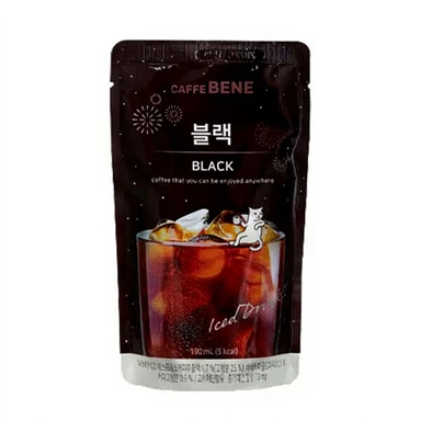 Zwarte Koffie Zak 190ml