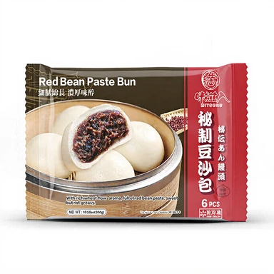 Miziru Brioche Fourrée à la Pâte de Haricots Rouges 300 g