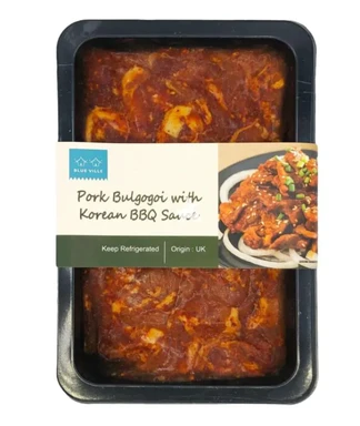 Blue Ville Kroean Spicy BBQ Marinated Pork Bulgogi 400g 韓式醃製燒烤豬肉(辣)