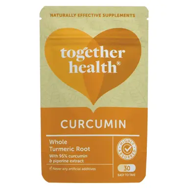 TOGETHER HEALTH - Curcumin & Whole Root Turmeric - With Piperline Black Pepper - 30 CAPS