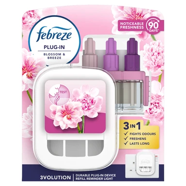 Febreze 3volution Smart Programming Air Freshener Plug-In Starter Kit Blossom & Breeze 20 ml