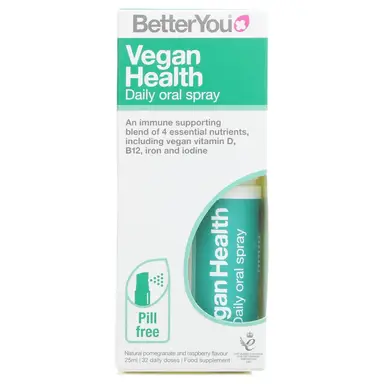 BETTER YOU - Vegan Health Oral Spray - 4 Essential Nutrients - 25ML