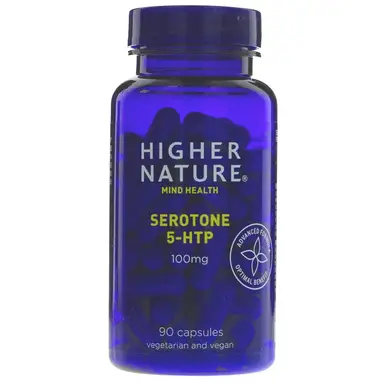 HIGHER NATURE - Serotone 5-HTP - For Serotonin Production - 90 CAPS