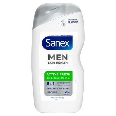 Sanex Men Skin Health Active Fresh Shower Gel 400ml