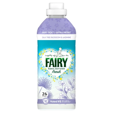 Fairy Fresh Fabric Conditioner Silk Tree Blossom & Jasmine 26 Washes, 858ml