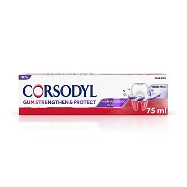 Corsodyl Gum Strengthen & Protect Toothpaste Whitening 75ml