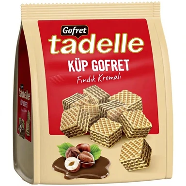 Tadelle Wafelvierkantjes met Hazelnootcrème 200 g
