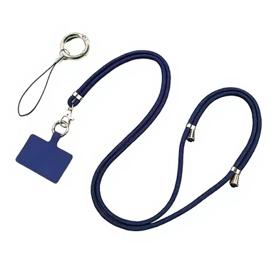 Q7 Crossbody Phone Lanyard Section - 1.2M - Navy Blue