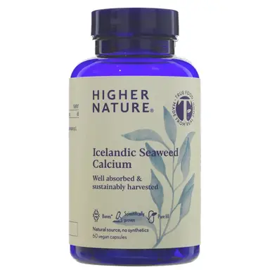 Higher Nature - Icelandic Seaweed Calcium - Maintenance Of Normal Bones - 60 CAPS