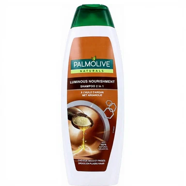 Shampooing 2-en-1 Palmolive à l’huile d’argan – Nutrition éclatante – 350